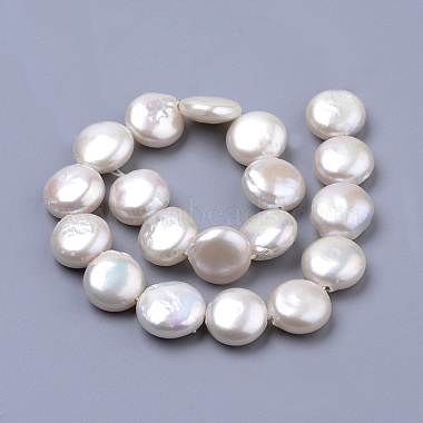 Natural Baroque Pearl Keshi Pearl Beads Strands(PEAR-S012-28)-2