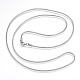 Collares de cadena de serpiente de 304 acero inoxidable(X-NJEW-D285-03P)-1