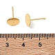 黄銅のスタッドイヤリングの所見(KK-A300-30G-02)-3