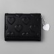 Heart Textured PU Leather Wallets Coin Purses with Charms(ABAG-WH20013-21A)-1