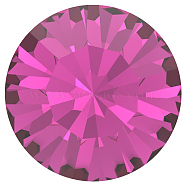 Preciosa&reg MAXIMA Crystal Round Stones, Czech Crystal, Dura Foiling, Round(431 11 615 Chaton), 70350 Fuchsia, SS6/PP13(1.9~2.1mm)(Y-PRC-RBSS6-70350)