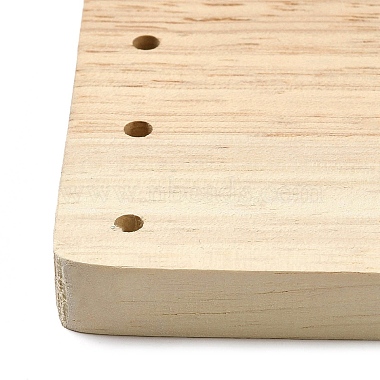 квадратная деревянная доска для вязания крючком(DIY-XCP0002-76)-3