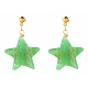 Natural Agate Star Dangle Stud Earrings(EJEW-JE04420-02)-1