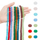 10 Strands 10 Colors Frosted Transparent Glass Beads Strands(FGLA-AR0001-02)-1