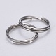 304 Stainless Steel Split Rings(STAS-N015-11-8x0.6mm)-1