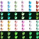 60piezas 12 colgantes de resina transparentes luminosos de colores(CRES-SZ0001-38)-1