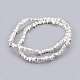 Electroplated Non-magnetic Synthetic Hematite Bead Strand(G-E498-08B-01)-1