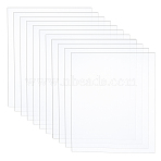 Transparent Plastic Board with Protective Paper for Photo Frame Replacement, DIY Display Projects, Craft, Rectangle, Clear, 17.8x12.8x0.04cm(DIY-OC0003-74C)