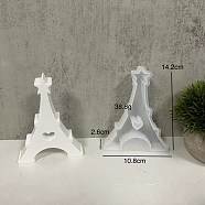 Decoration DIY Silicone Mold, Resin Casting Molds, for UV Resin, Epoxy Resin Craft Making, Eiffel Tower, 142x111x26mm, Inner Diameter: 109x99mm(DIY-K077-01A)