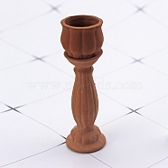 Mini Ceramic Roman Pillar Flower Pot, for Dollhouse Accessories, Pretending Prop Decorations, None Pattern, Pillar: 65x26mm, Flowerpot: 25x20mm(BOTT-PW0001-235B)