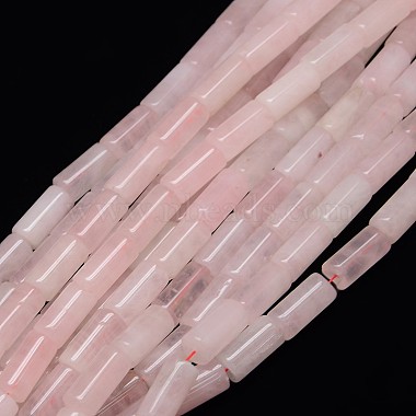 16mm Column Rose Quartz Beads