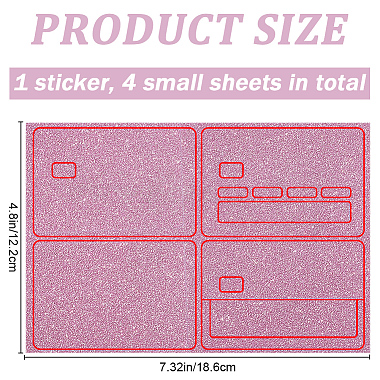 Bling PVC Decorative Stickers(STIC-WH0004-27C)-2