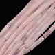 Natural Gemstone Rose Quartz Beads Strands(G-L166-15)-1