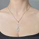 201 Stainless Steel Hollow Tulip Pendant Necklace(NJEW-OY001-57)-2
