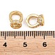Brass Micro Pave Cubic Zirconia Pendant Bails(KK-H268-12G)-3
