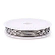 Tiger Tail Wire, Nylon-coated Stainless Steel, Original Color(Raw), Raw, 0.8mm, about 59.05 Feet(18m)/roll, 10 rolls/group(TWIR-R005-0.8mm-09)