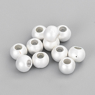 Alloy Spacer Beads, Matte Style, Rondelle, Cadmium Free & Nickel Free & Lead Free, 925 Sterling Silver Plated, 4x3mm, Hole: 1.6mm(PALLOY-Q357-100MS-NR)