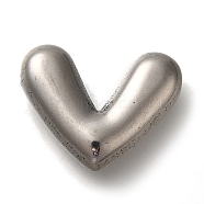 304 Stainless Steel Cabochons, Heart, Antique Silver, 16x20x5.5mm(STAS-H223-06AS)