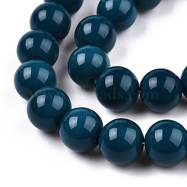 Opaque Solid Color Glass Beads Strands(X-GLAA-T032-P10mm-14)-3