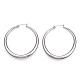 201 Stainless Steel Big Hoop Earrings for Women(EJEW-N052-04D-01)-1