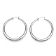 Tarnish Resistant 201 Stainless Steel Big Hoop Earrings for Women(EJEW-N052-04D-01)-1