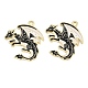 Alloy with Black Enamel Pendants(AL-CBA2919-02G-09)-1