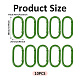 10Pcs Alloy Spring Gate Rings(FIND-TA0009-25B)-3
