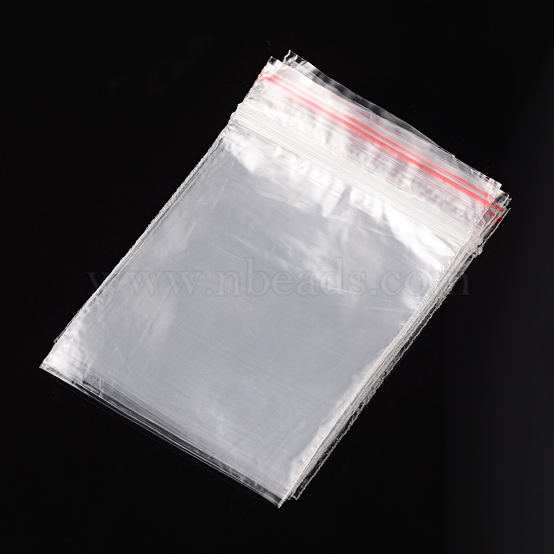 clear plastic resealable bags