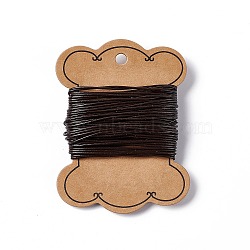 Cowhide Leather Cord, Leather Jewelry Cord, Coffee, 1.2mm thick(X-NPS002Y-1)