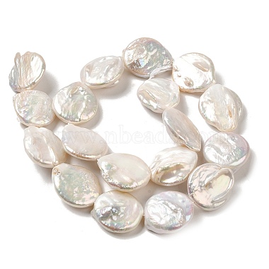 Natural Baroque Pearl Keshi Pearl Beads Strands(PEAR-E016-013)-2