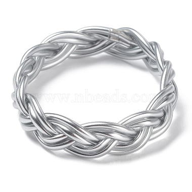Silver Plastic Bracelets