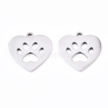 Stainless Steel Color Heart 201 Stainless Steel Pendants
