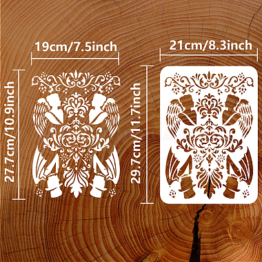 Plastic Drawing Painting Stencils Templates(DIY-WH0396-505)-2