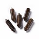 Natural Bronzite Double Terminated Pointed Pendants(G-G926-01P-14)-1