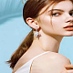 Alloy Dangle Stud Earrings(EJEW-LP0007-119)-1