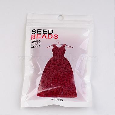 8/0 Frosted Round Glass Seed Beads(X-SEED-A008-3mm-M5)-3