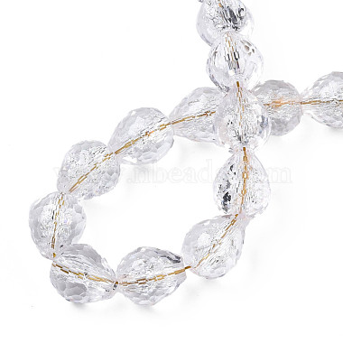 Transparent Crackle Glass Beads Strands(GLAA-N051-04)-4
