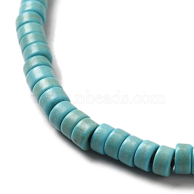 Synthetic Turquoise Dyed Beads Strands(G-E594-20A)-3