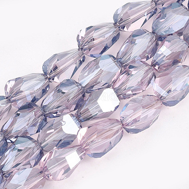 Thistle Oval Glass Beads