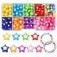 300Pcs 10 Colors Star Acrylic Beads(TACR-YW0001-93)-1