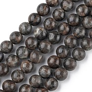 Natural Labradorite Beads Strands, Round, 6mm, Hole: 0.8mm, about 58~60pcs/strand, 15 inch(G-G0003-C03-6mm)