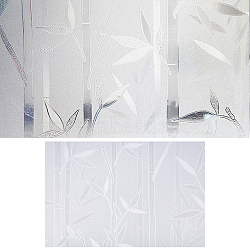 3D PVC Window Window Privacy Films, No Glue Static Cling Glass Stickers, Bamboo Pattern, 200x300x0.1mm, 5pcs/m(AJEW-GF0005-77C)