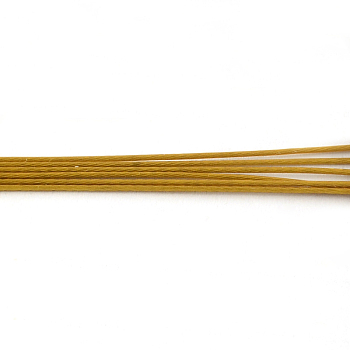 Tiger Tail Wire, Nylon-coated 304 Stainless Steel, Goldenrod, 0.45mm, about 5905.51 Feet(1800m)/1000g