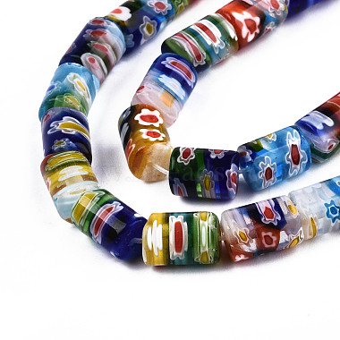 Handmade Millefiori Lampwork Beads Strands(LAMP-S191-20)-3