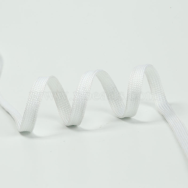 White Polyester Shoelace