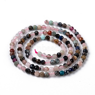 Chapelets de perles en pierres naturelles mélangées(X-G-T108-39)-3