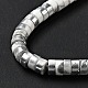 Electroplated Natural Howlite Bead Strands(G-D470-01A)-4