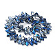 Electroplate Rhombus Glass Beads Strands(EGLA-A036-12A-FR03)-2