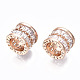 Brass Micro Pave Cubic Zirconia Beads(GLAA-S193-025A)-3