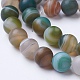 Natural Grade A Striped Agate/Banded Agate Beads Strands(G-E478-07-6mm)-3